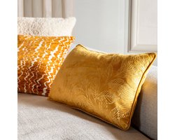 Dutch Decor BAUKE - sierkussen 30x50 cm - bladmotief - Chai 