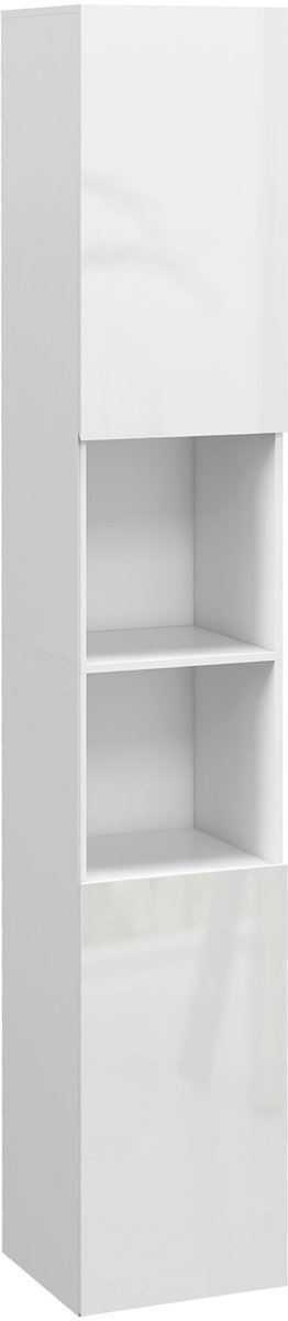 kleankin-Badkamerkast-Spaanplaat-30x30x181.5cm-Wit