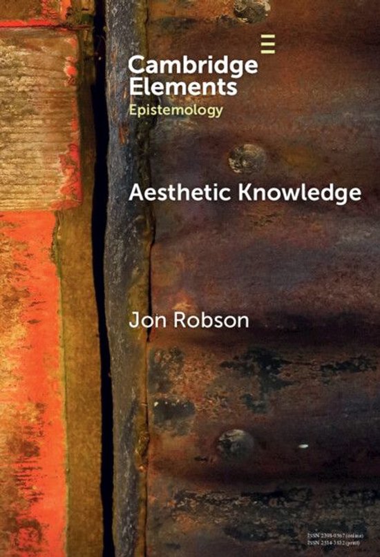 Elements in Epistemology - Aesthetic Knowledge - cover