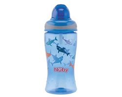 Nuby Flip-It Drinkbeker 360 ml - Blauw - vanaf 12 maanden