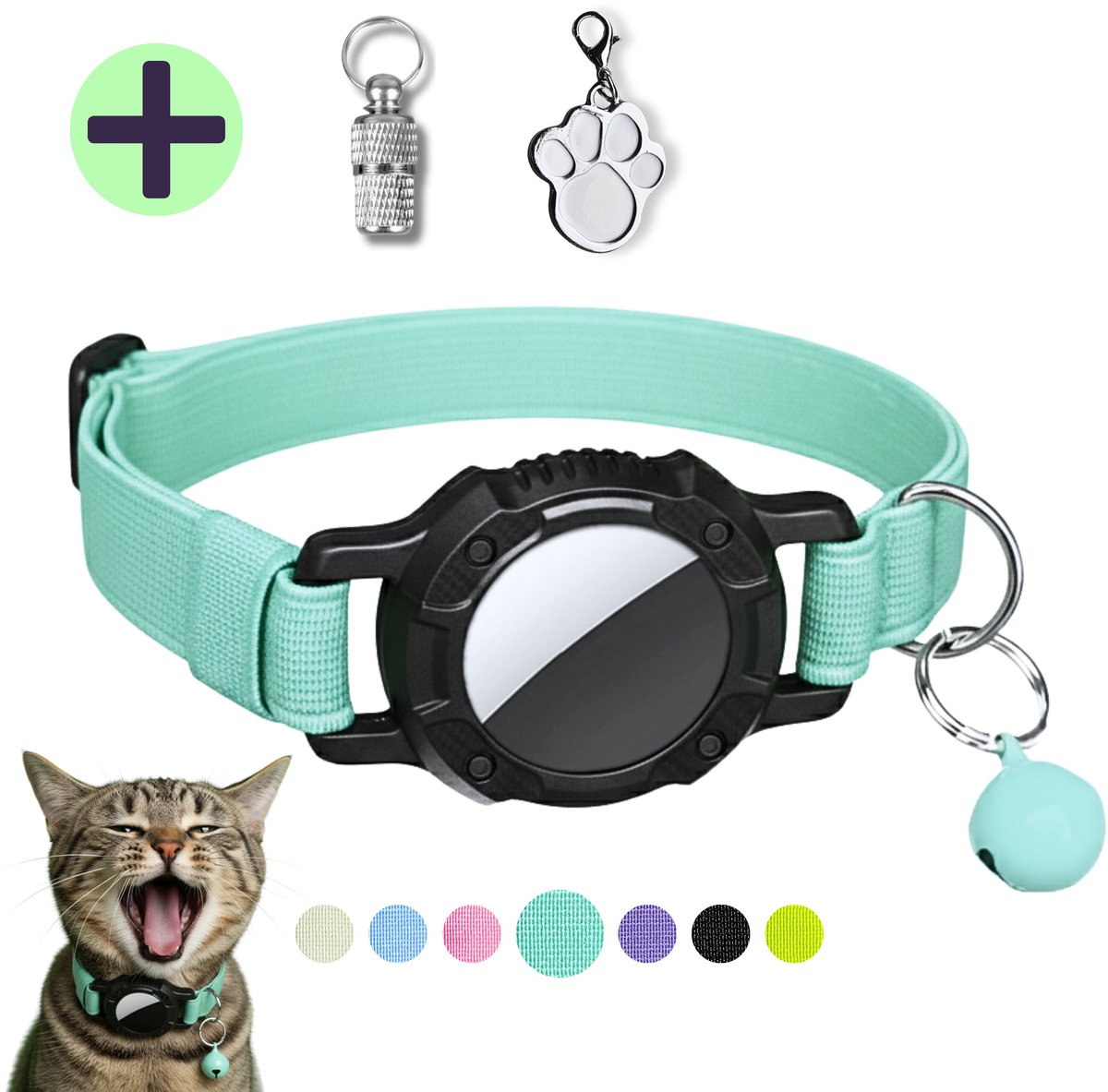 WHISKERZ elastische kattenhalsband