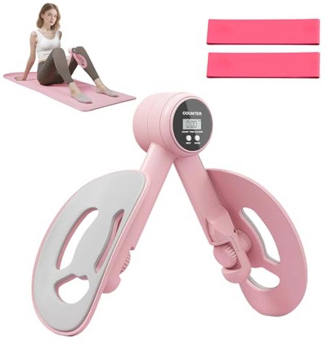 Verstelbare Thigh Trainer voor Thighs, Buikspieren en Armen - Thuis Fitness Apparaat