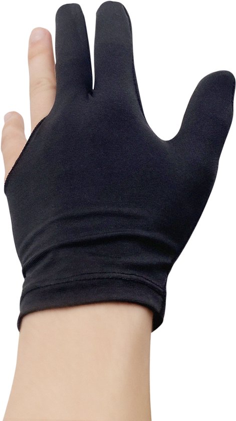 Kavna Biljart Handschoen - One Size - Zwart