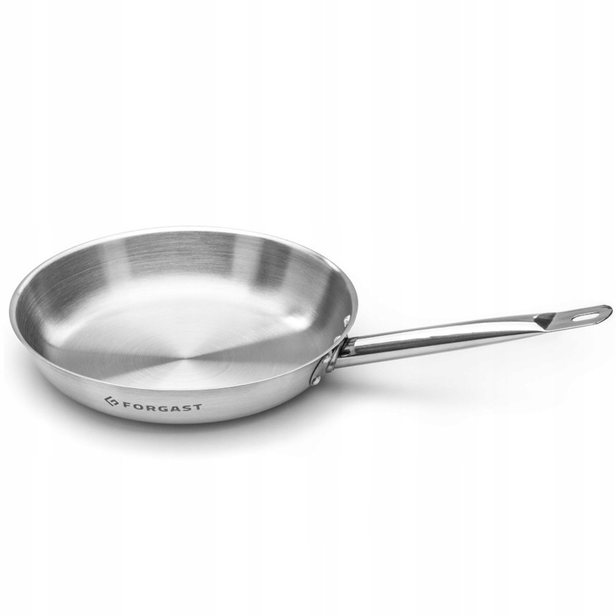 Forgast Satine RVS Koekenpan 24 cm - Professioneel Gebruik