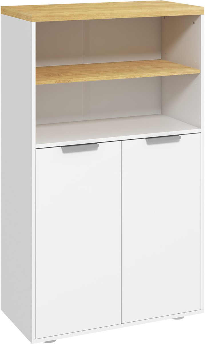 Kleankin-Badkamerkast-Spaanplaat-60x30x102cm-Wit