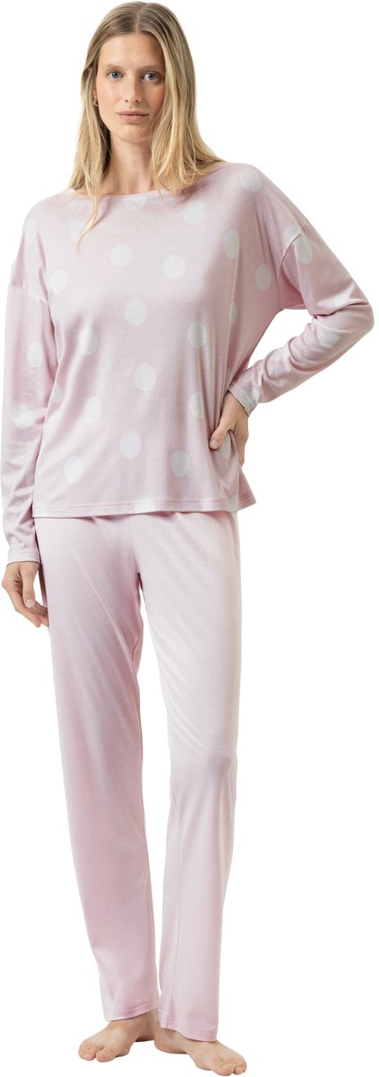 Mey Lange Pyjama Serie Pretty Dots Pink Parfait