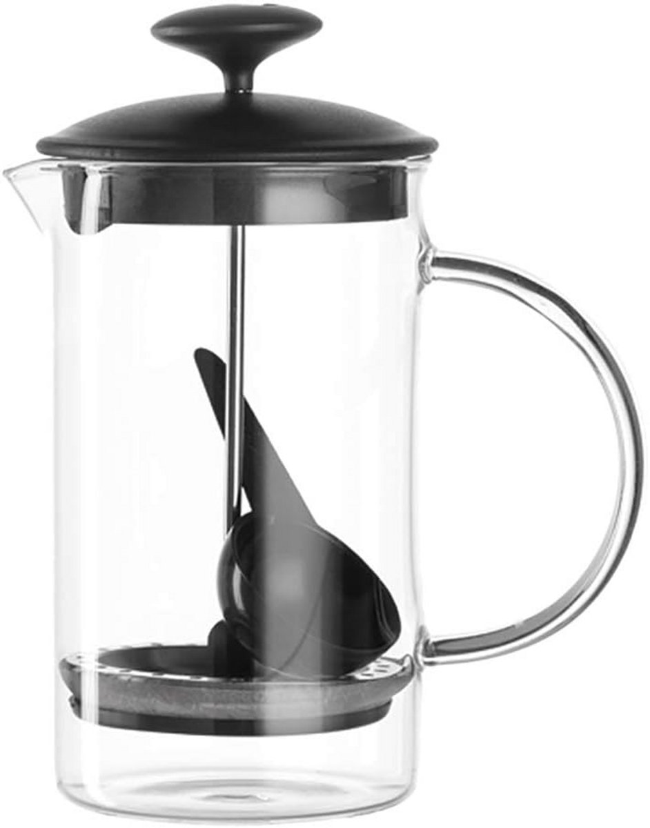 Percolator Koffiezetapparaat 4-Delig Zwarte Koffiepot 750 ml Hittebestendig Glas