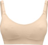 Soutien-gorge Medela Keep Cool Ultra - Soutien-gorge d'allaitement sans couture - Soutien-gorge de maternité avec 6 zones respirantes - Matière Soft Touch - Confortable et maintien - Chai - XXL