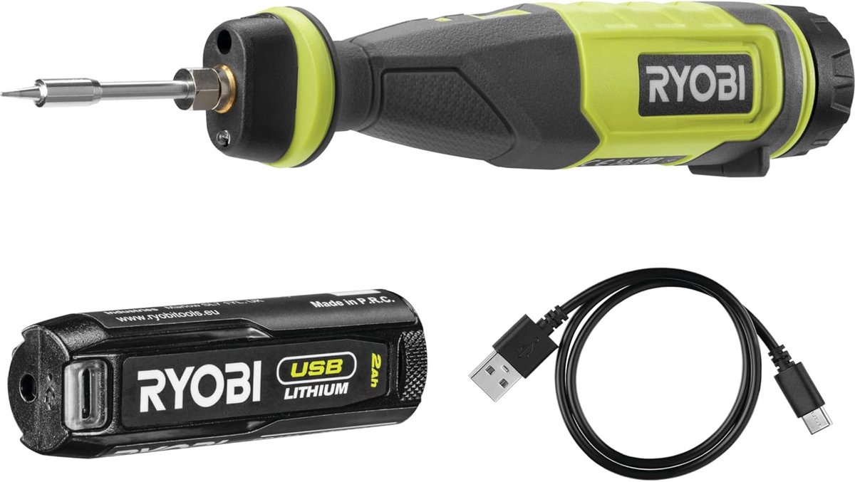 Draadloze USB-C Soldeerbout op Batterij - 480°C voor Elektronica en Hobby