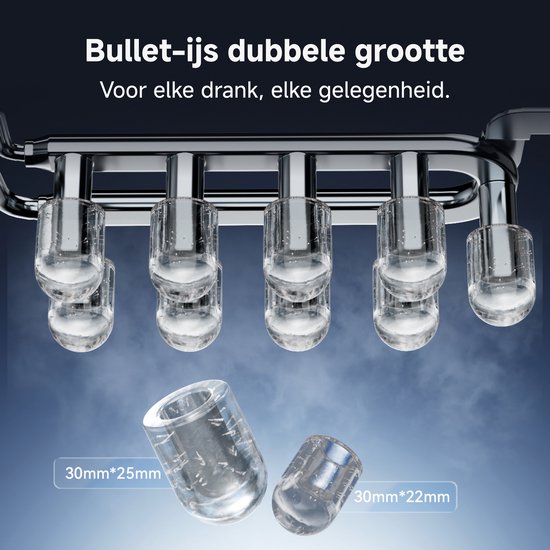Dreame Aura Bullet IJsmachine - IB-50 - IJskoud Genot in 6 Minuten - Zelfreinigend van Merkloos — afbeelding 2