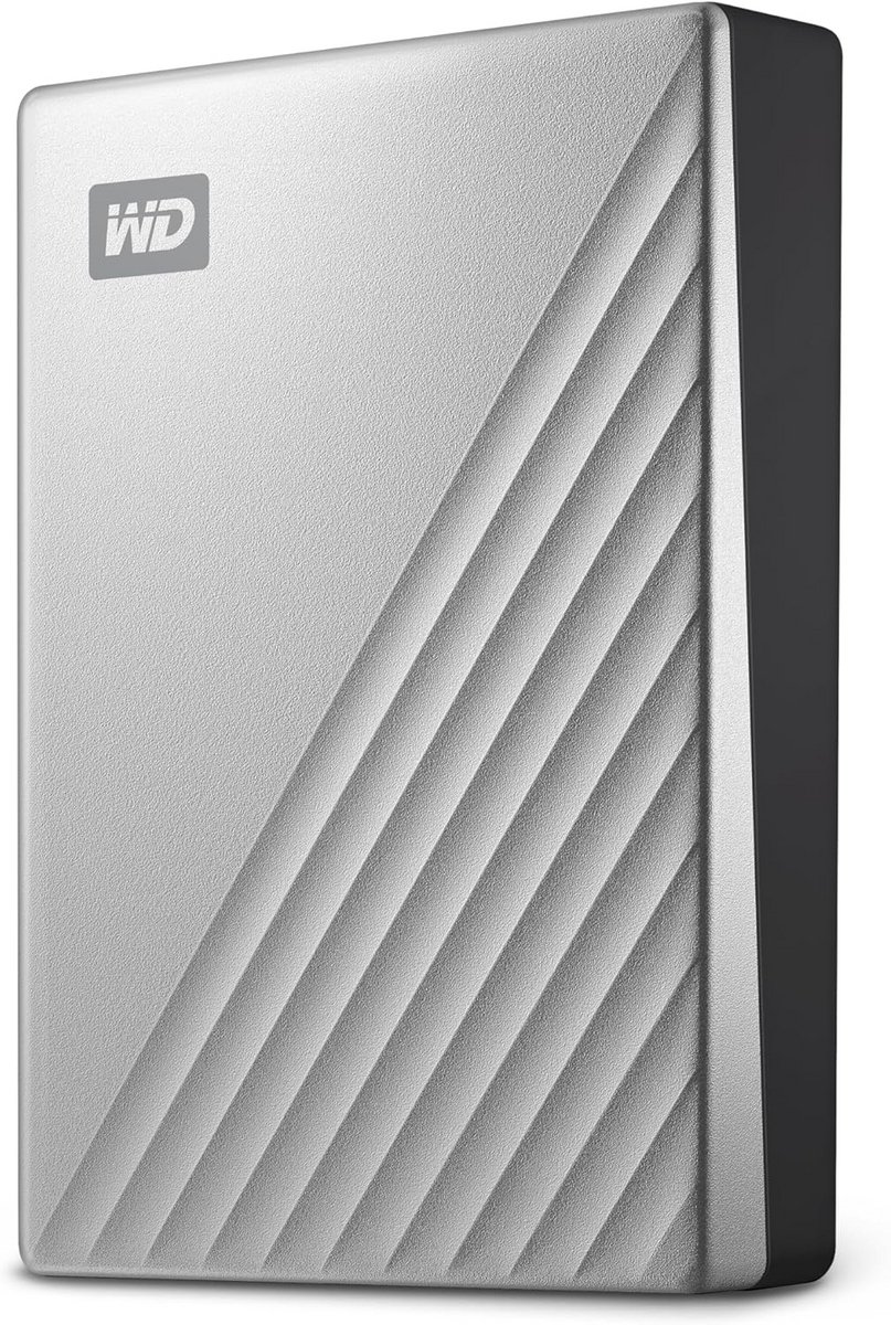 Externe Harde Schijf voor Mac 6TB USB-C Versleuteling Zilver