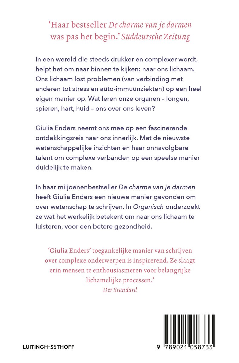 Organisch - back cover