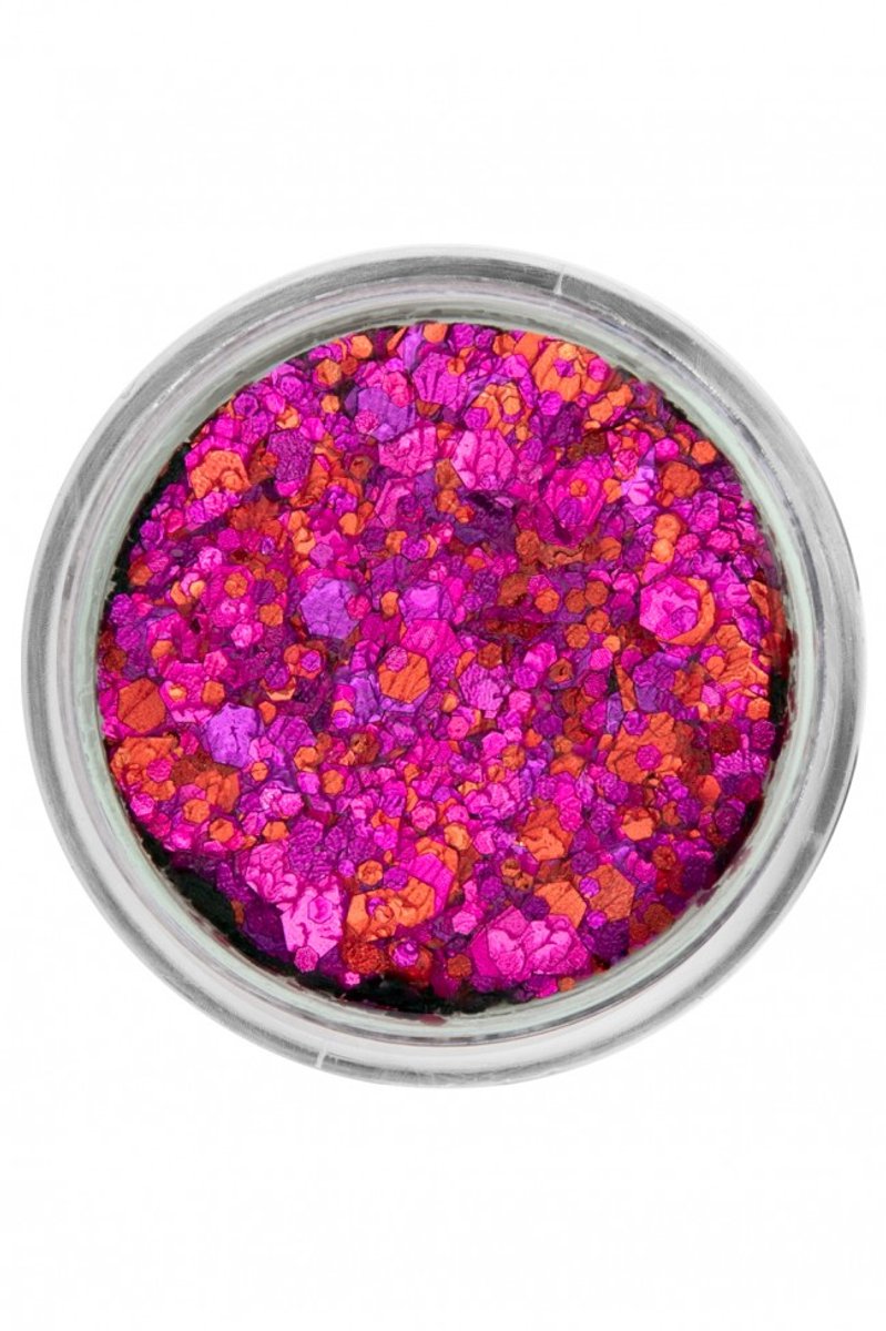 PXP Pressed chunky glitter creme pink lady 10 ml