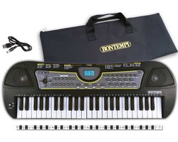 Bontempi - Digitaal keyboard - 49 Toetsen + Adaptor + Tas