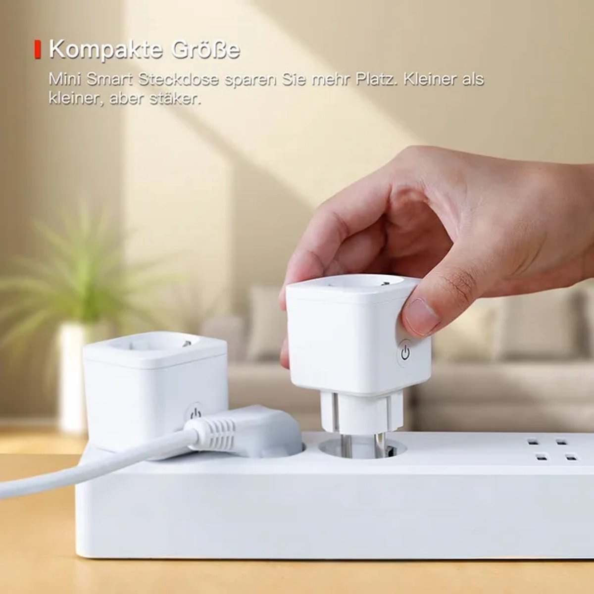 Slimme WiFi Stekker - Smart Plug Met Energiemeter - 3680W / 16A Geschikt Maar Niet Gemaakt Door Amazon Alexa Google Home Siri Tuya Smart
