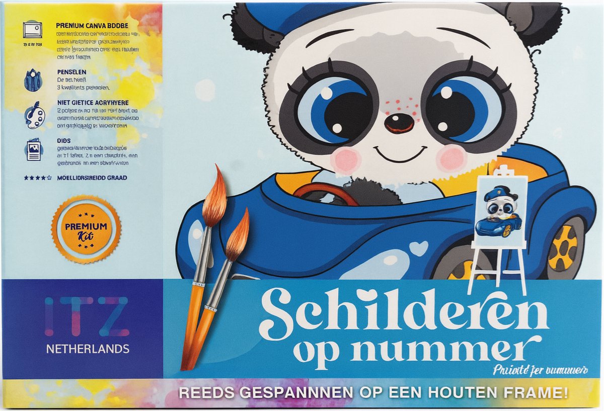Protsvetnoy Paint by Numbers | Little Panda - MC1099E