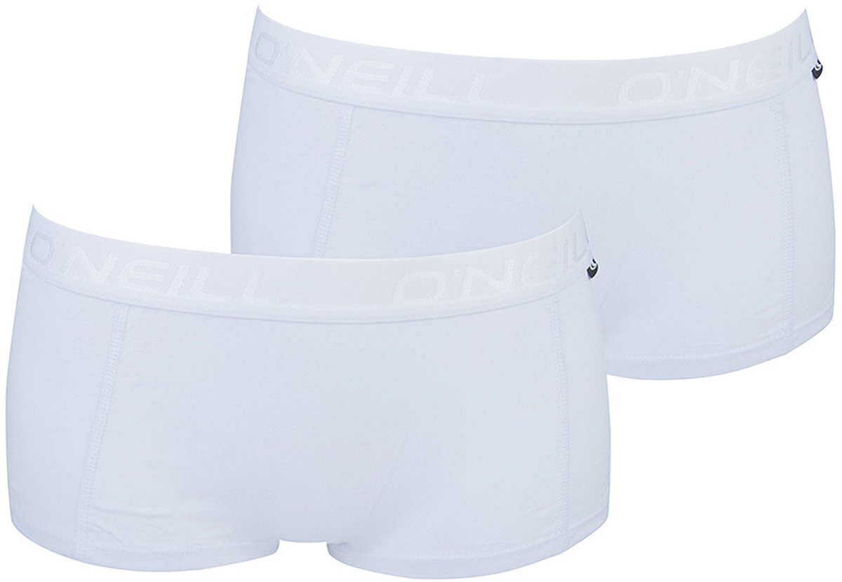 Dames boxershorts | Shorty | Uni | Merk: O’Neill | Kleur: Wit | Maat: S t/m XL | 6 pack