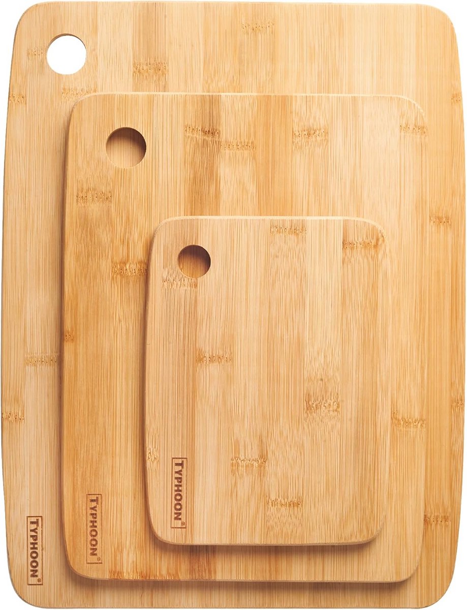 Set van 3 Houten Snijplanken voor Keuken Gebruik