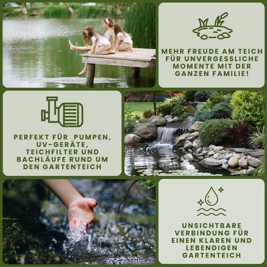 Gewapende Vijverslang 32mm. | Gewapende vijverslang | G&D Koi Gewapende Vijverslang 32mm. | Gewapende vijverslang | G&D Koi