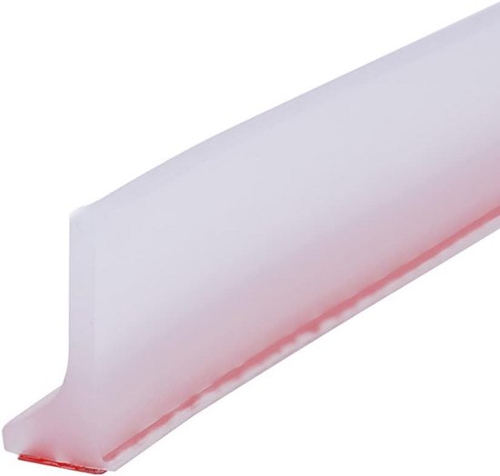 Hzetuu Waterstrip voor douche, zelfklevend, 350 cm, flexibele siliconen, waterdicht, geschikt voor rolstoelen, snel te installeren, eenvoudig op maat