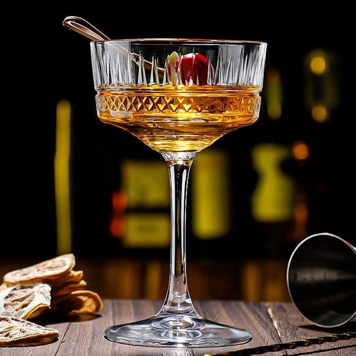 Stijlvolle Goblet Champagne Cocktail Glazen - 240ml Glas voor Desserts en Wijn