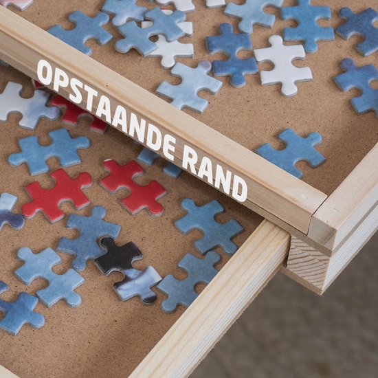 BREND BR-2217 Puzzelplaat voor 1500 Puzzelstukjes met 6 Lades – Puzzelbord met Opbergsysteem - Puzzelmat van Hout – Puzzeltafel inclusief Afdekplaat