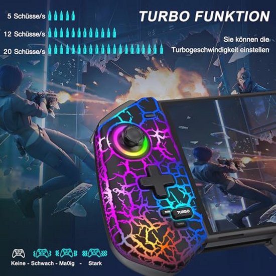 Draadloze Pro Switch Controller met Turbo en Vibration Feedback — afbeelding 3