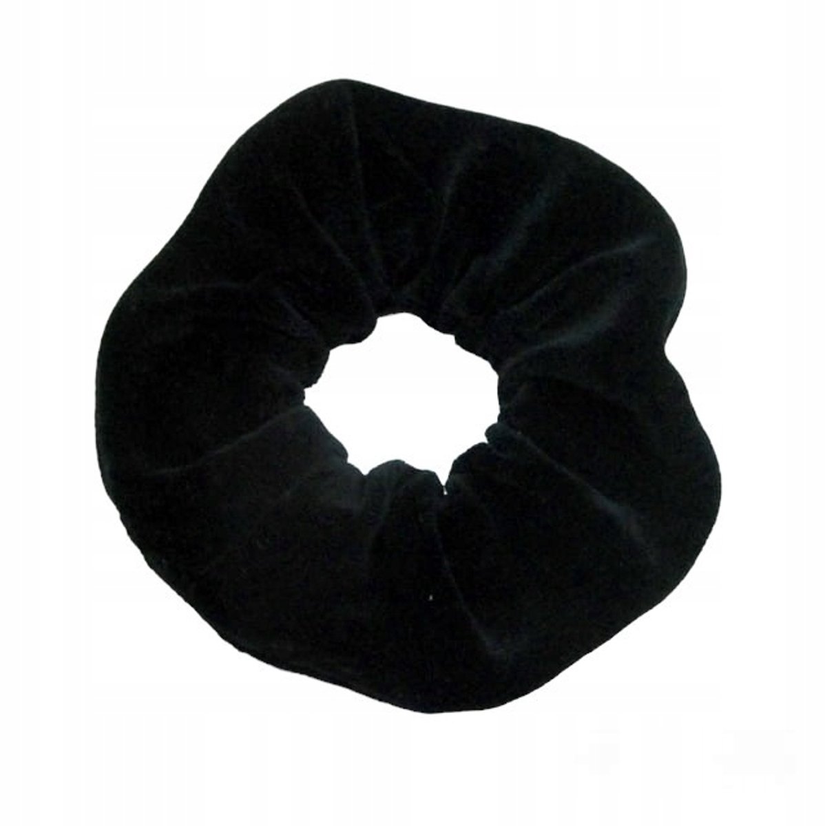 Zwarte Welouren Scrunchie Haarband - Zacht & Stijlvol