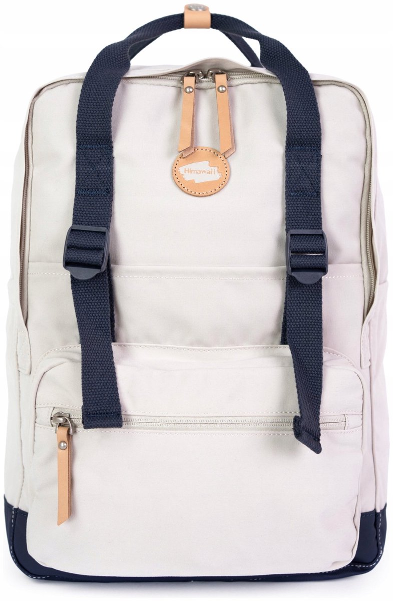 Himawari Okta Studios m Rugzak - Ecru | Scholen & scholen