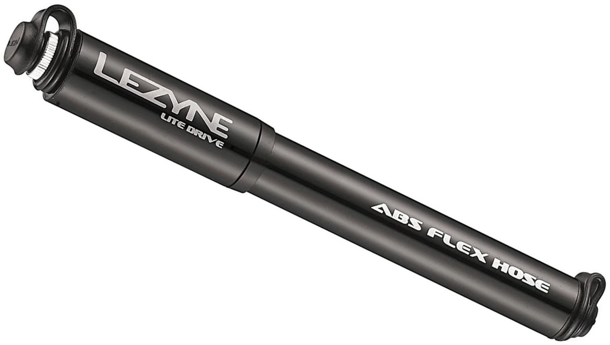 Bol.com Lezyne Lite Drive - Lichtgewicht handpomp - Presta, Dunlop en Schrader ventielen - ABS Flex Hose - CNC Aluminium - Maat ... aanbieding