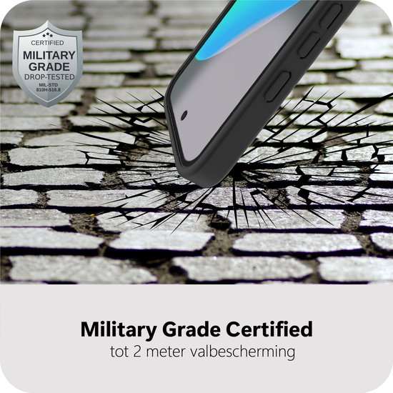 Étui Cazy compatible avec Google Pixel 10 / 10 Pro et MagSafe - Coque arrière de qualité militaire - Zwart