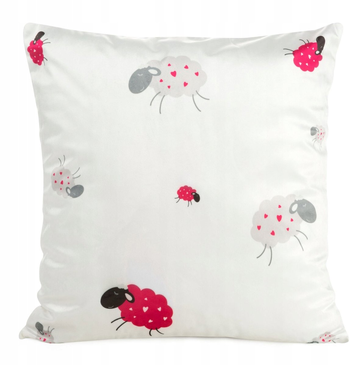 Kinderkussenhoes 45x45 cm - Shady Lammetjes - Zacht Velours
