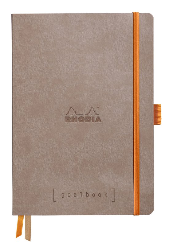 Rhodia Goalbook – Bullet Journal – A5 – 14,8x21cm – Gestippeld – Dotted – Taupe