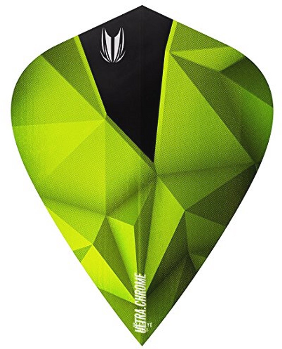 Kite Flights Shard Ultra Chrome Groen voor Darts - 3 Stuks