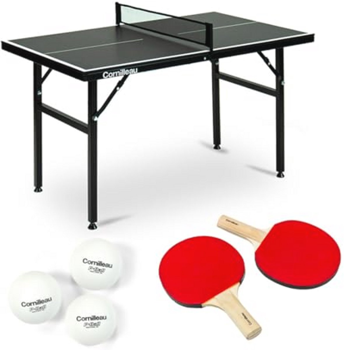 Mini indoor pingpongtafel - compact en opklapbaar - ideaal voor kinderen en volwassenen