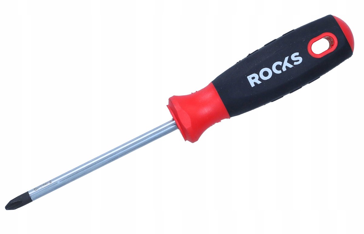 ROOKS Schroevendraaier Kruiskop PH2 x 100 mm - CrMoS Staal