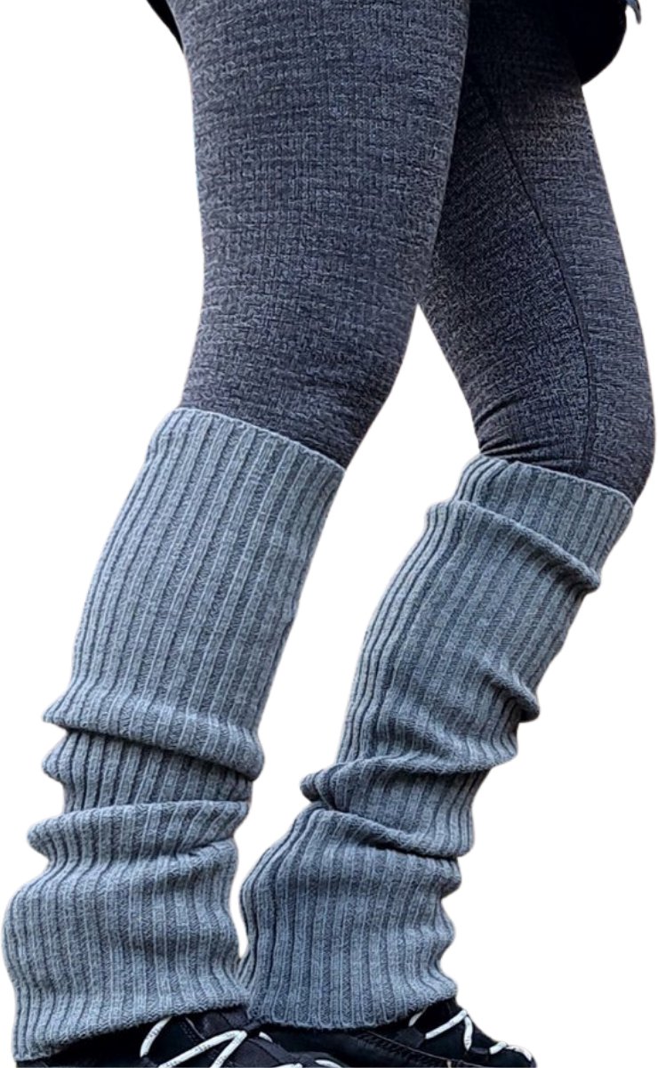 Norfolk - Beenwarmers - Zacht en Warm Leg warmers - 58 cm - Grijs - Leslie