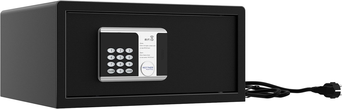 Rottner Meubelkluis RFID LAP elektronisch slot gelijksluitend met met oplaadmogelijkheid