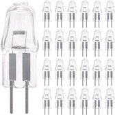 Modee 25 stuks G4 halogeenlampjes - 10W 12V - 130lm 2700K - Dimbaar