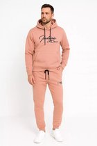 Ensemble de jogging en Denim indigo pour homme et femme - Rose