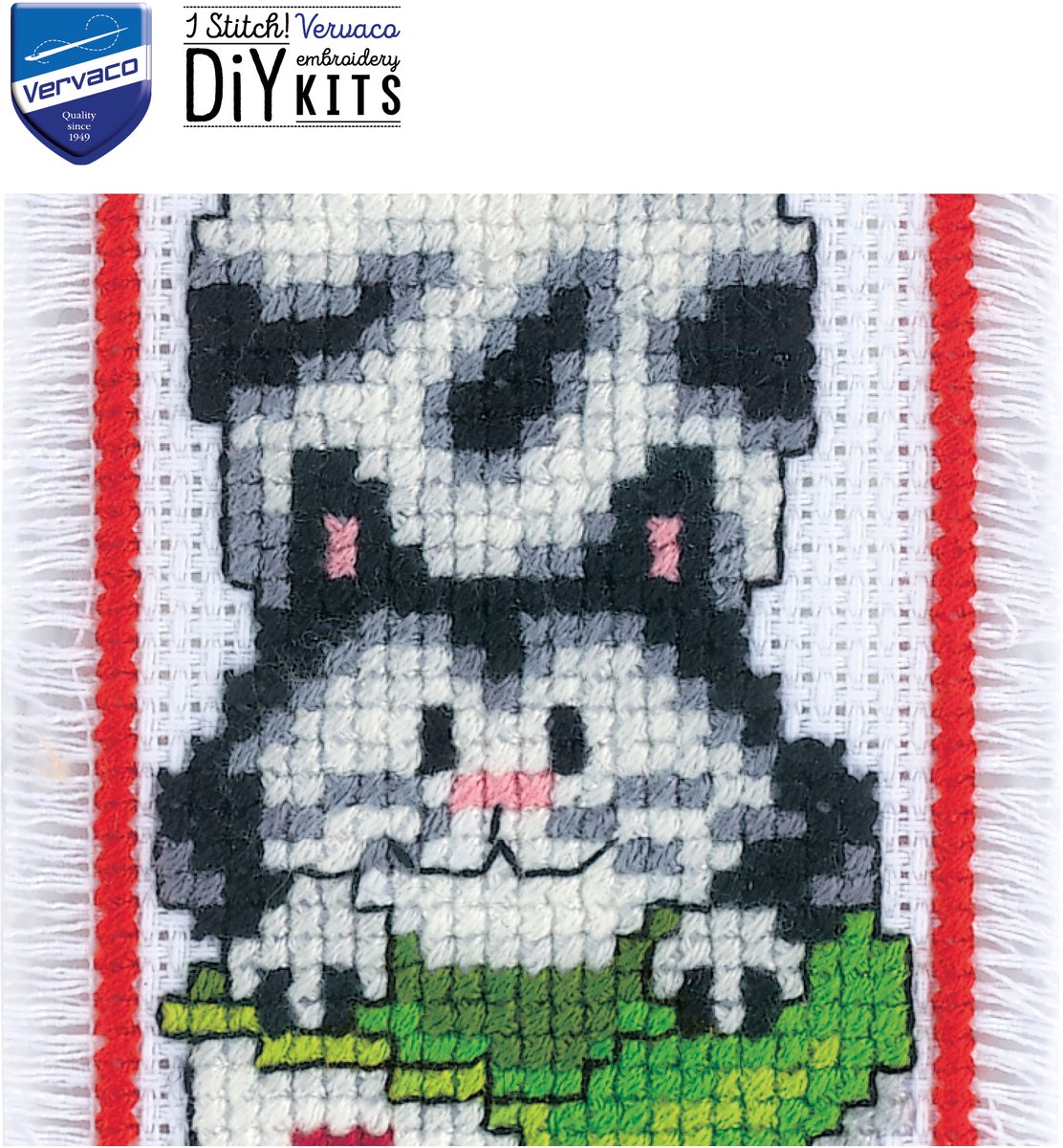 Vervaco - Bladwijzer kit - Poes en boek - PN-0011267 - Borduren - Borduurpakket - Borduurpakket volwassenen - Borduurpakket kind — afbeelding 4