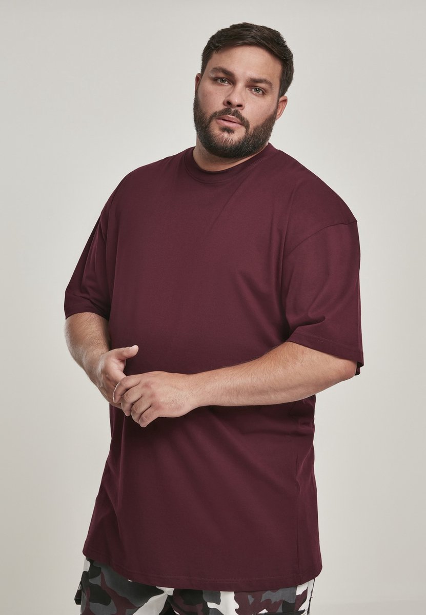 Urban Classics Tall Heren T-shirt 4XL Rood