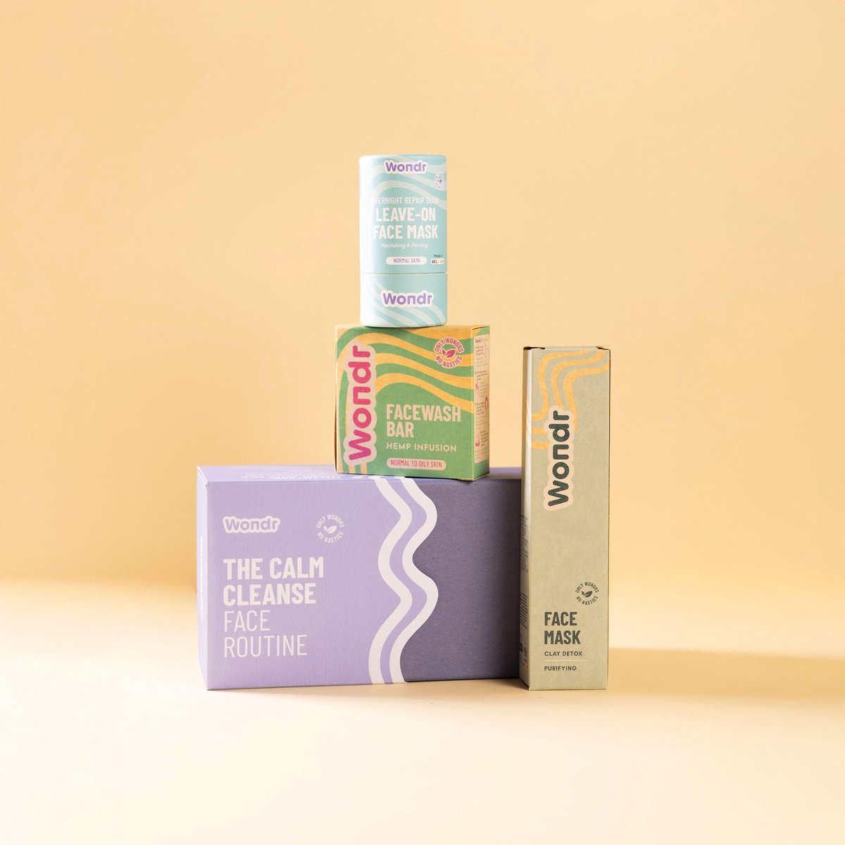 The Calm Cleanse Face Routine - Wondr Giftbox - Rust & balans voor je huid