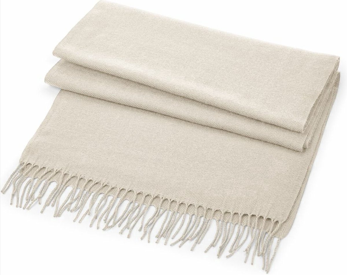 Scoby - Sjaal - Geweven - Oversized - One Size - Beige