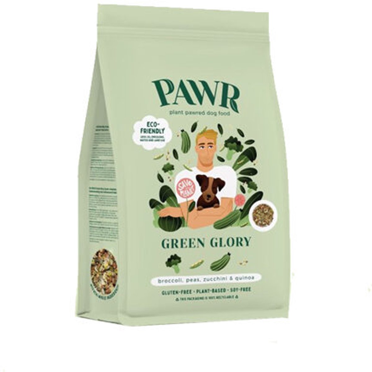 Green Glory Plantaardig Hondenvoer - 3x 750 gram