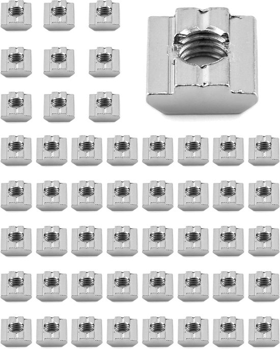T-moer 8-30, geduwd, M8 galvaniseren, met brug ️ 0.24€ profile-technologie - Item No 102773
