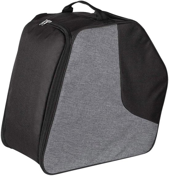 Skitas - Skischoentas - Skischoentas met helmvak - Outdoor skischoen- en helmtas - Waterdichte skischoenrugzak - Unisex - Voor het opbergen van uitrusting, grijs - 36x23x38 cm