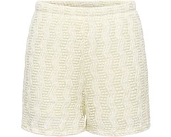 Only Broek Onlgrace Wide Shorts Jrs 15371978 Birch Dames Maat - S