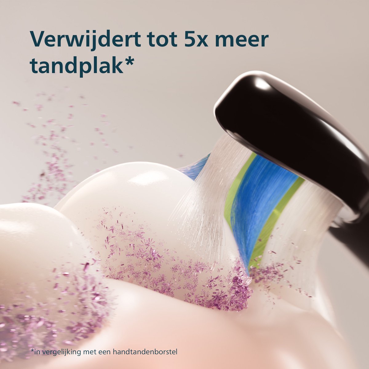 Philips Sonicare 3100 Elektrische Tandenborstel Zwart met - afbeelding 3