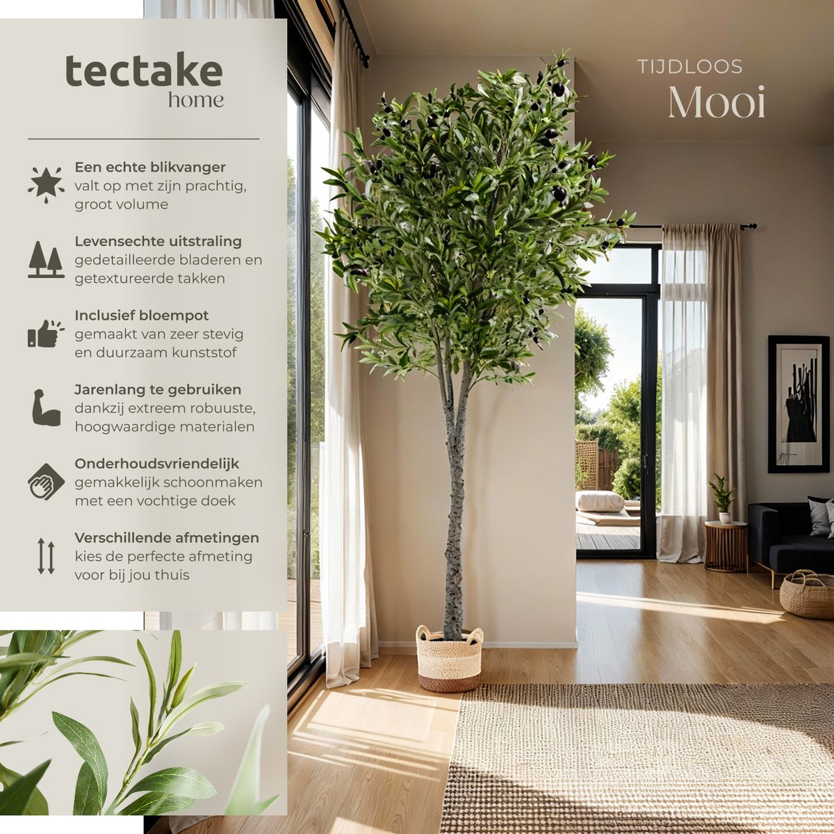 TecTake - Bloemen - Woonkamer - Kunstplanten kopen? | Korting